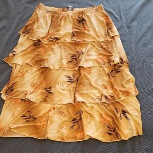 Floral Tiered Women's Skirt